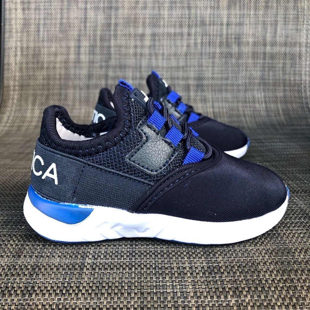 Nautica Steam Rock Saga Blue Slip On Active Casual Sneakers Shoes Toddler Size 6